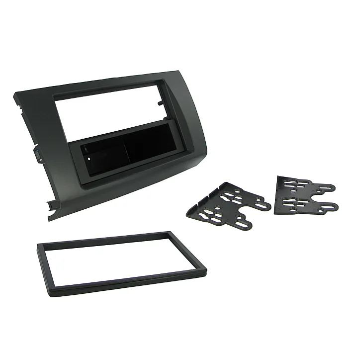 Connects2 CT23SZ02 Suzuki Dzire, Ertiga Swift Black Double Din Stereo Fascia Plates