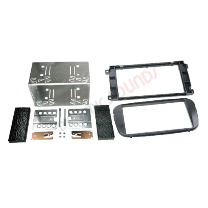 CTKFD68 Ford Focus, Mondeo Matt Black Double Din Car Stereo Fascia Fitting Kit