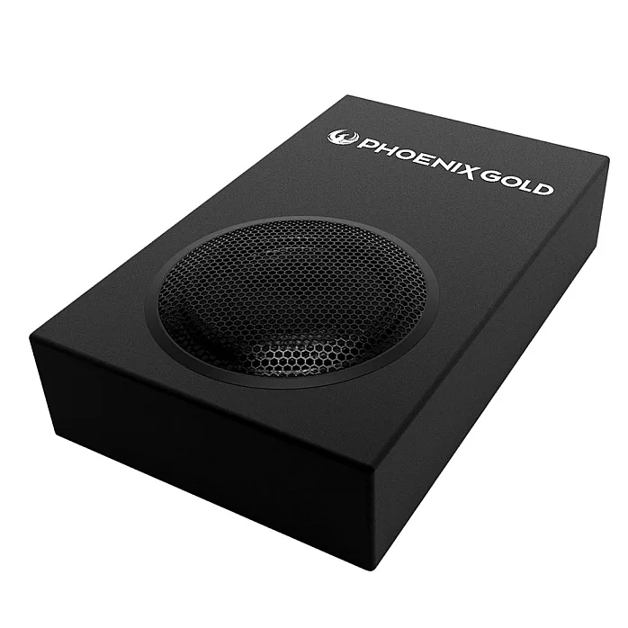 Phoenix Gold ZX18PBS 400W Max Power 8" Slim Car Subwoofer Box